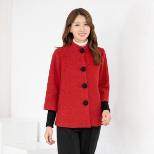 [모슬린]엄마옷 하이넥 망토 정장자켓 511FGH054 마담/중년여성/