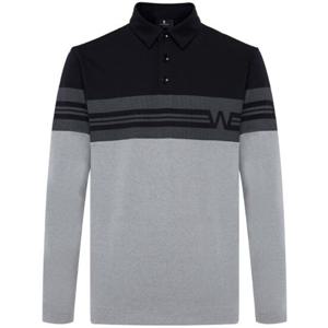 [와이드앵글] 남성 어깨배색 보더 티셔츠(WMU25271MK)