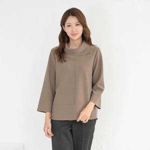 [모슬린]엄마옷 터틀넥 스판 정장 블라우스 511FGH064 마담/중년