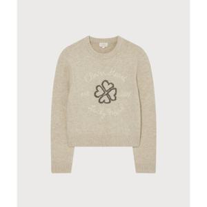 커버낫 W 클로버하트 그래픽 니트 B1 CO2504KT83 BE BR