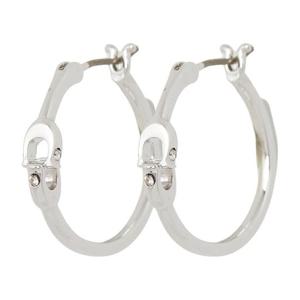 코치 시그니처 여성 후프 귀걸이 408160 RHO 030