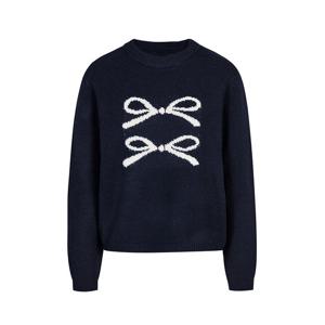 [제이제이 지고트]더블리본 베이직 라운드넥 니트 GRCN1PO361