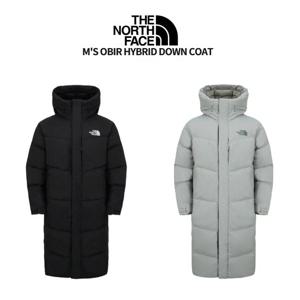 노스페이스 남여공용 롱패딩 오비르 하이브리드 다운 코트 NC1DR51