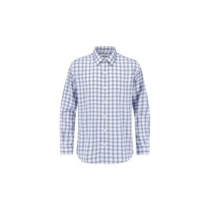 [에디션]NEF4WC1622 BL 스탠다드 핏 플란넬 체크 패턴 남방형 셔