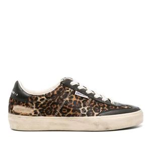 골든구스 치타 패턴 소울 스타 로우탑 스니커즈 GWF00464F00505