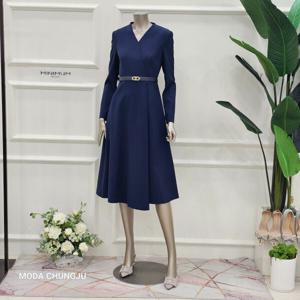 [미니멈]MD 브이넥  A라인 원피스 MD MYAAWO2280 M_CJ