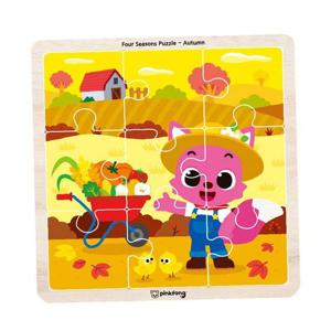 JMds 아이넷 원목퍼즐 핑크퐁 퍼즐 사계절 (가을)