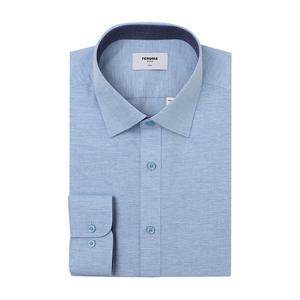 [레노마(셔츠)]카치온 배색 솔리드 긴소매 슬림핏셔츠 RPSSL0107BU