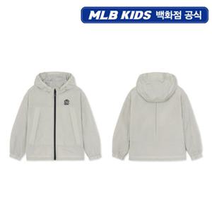 [MLB키즈PG] 스트릿 체크 립스탑 바람막이 (7AWJB0161-50CRM)