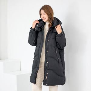 [모슬린]엄마옷 오리털후드 롱 패딩 점퍼 512FGH192 마담/중년여