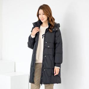 [모슬린]엄마옷 오리털 후드 롱 패딩점퍼 512FGH190 마담/중년여