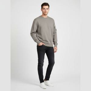 CP컴퍼니5F 19CMSS713A 005086W 356 렌즈 와펜 스웨트셔츠 펀가이 그레이