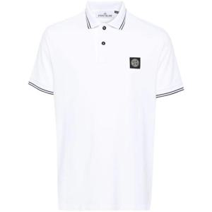 스톤 아일랜드 폴로 티셔츠 152200010 S0018 V1001 WHITE