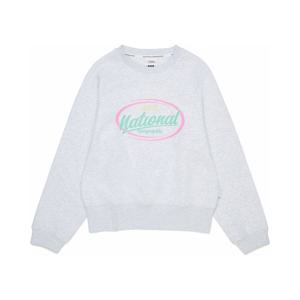 K261GSW920 여아 그래픽 맨투맨 WHITE MELANGE