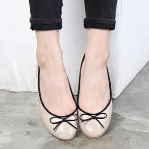 여성단화 리본 플랫슈즈