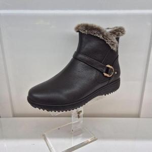 엘칸토 HC11 양가죽 여성 앵클부츠 N6V7U5T4C85