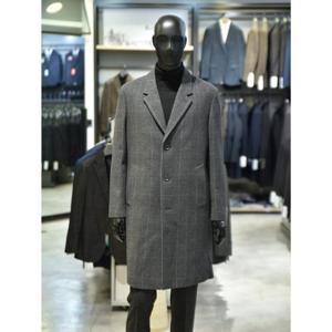 오스틴리드 세이브존03 겨울 세미오버핏 글렌체크 체스터코트 AOH87224