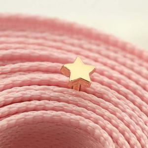 14K 골드필드 핀 납작 미니 별피어싱