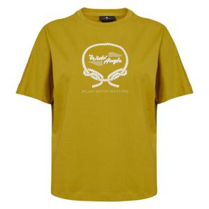 [와이드앵글]여성 CO 아트웍 반팔 라운드 티셔츠 L(WWM26292Y4)