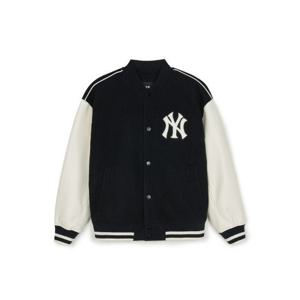 M MLB자켓 GQC 3AJPV0151-50BKS 울 베이직 바시티자켓 뉴욕양키스