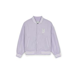 MLB키즈패딩 TQK 7FJPV0451-43LDM 걸즈 스트릿 바시티 크롭 패딩점퍼 보스턴 레드삭스