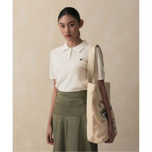 [브룩스브라더스] 헨리 테니스 캔버스 토트백 (아이보리) (BBABMM5768BFA)