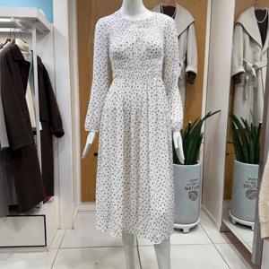 클리지 DP01 라운드 넥 밴딩 원피스 CQ2WOP07