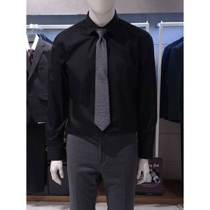 [트루젠][트루젠] 트루젠 블랙 기본핏 스판 드레스셔츠 FI661602