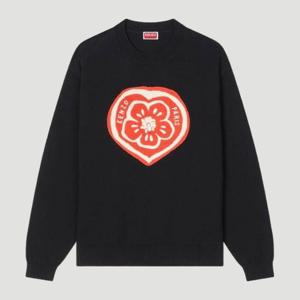 겐조 크루넥 풀오버 리브 헴 스웨터 FG55PU7843LN 99J