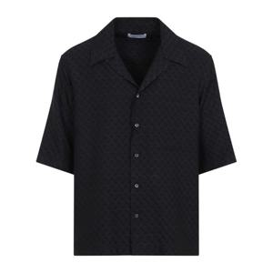 알렉산더맥퀸 멀티 디렉셔널 캠프 칼라 반팔 셔츠 814693QRABU