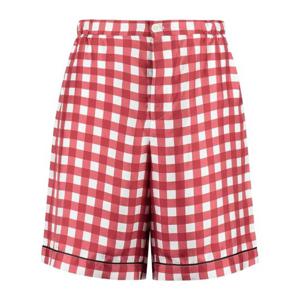프라다 체커드 엘라스틱 웨이스트밴드 쇼츠 SPH207120I F0970
