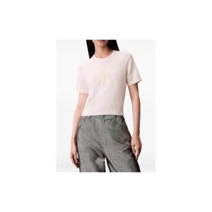 25 FW 캘빈클라인 로고 자수 티셔츠 LV044E306GYBH TP450027110