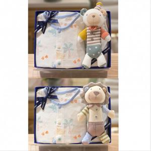 압소바 HK(쌍둥이선물)샤팟 7부 내의 딸랑이세트2종(26년여름신상) (HA1B10380)