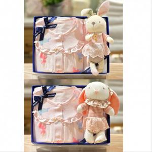 압소바 HK(쌍둥이선물)라니 7부내의 딸랑이세트2종(26년여름신상품) (HA1B10381)