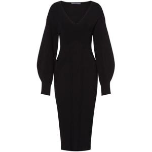 알베르타 페레티 미디 원피스 A04826604 0555 BLACK