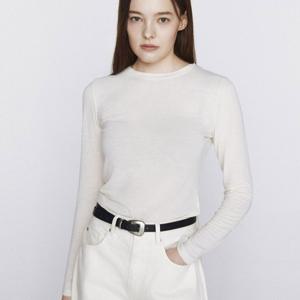 [지오다노] 여자 봄 가을 시어 레이어드 긴팔티 650732