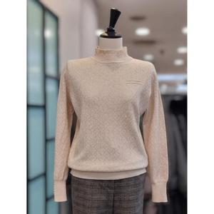 안지크 세이브존02 프릴 반폴라 기본 니트 AJ4KP520