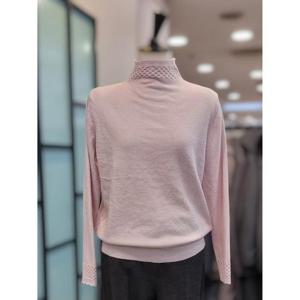 안지크 세이브존02 메탈 반폴라 니트 티셔츠 AK1KP530