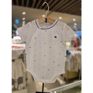 [블루독베이비] 26 SS(NY)BI뱀부메쉬반팔바디수트(4637004001)신생아 출산 백일  조카 여름 선물 유아 아가