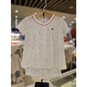 [블루독베이비] 26 SS(레드)BI뱀부메쉬반팔내의(4637005402)신생아 출산 백일 돌  조카 여름 선물 유아 아