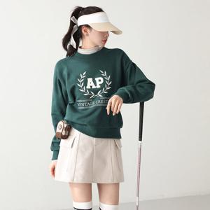 [피핀] 112836 [골프and일상] 월계 레터링 자수 맨투맨