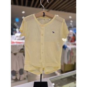 [블루독베이비] 26 SS(YE)쿠키슈뱀부반팔내의(4637005403)신생아 출산 백일 돌  조카 여름 선물 유아 아가