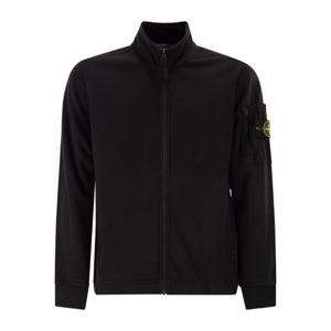 스톤아일랜드 스탠드 칼라 패치 포켓 집업 가디건 L1S156100018