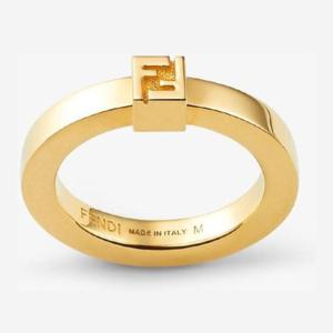 펜디 FF 큐브 스퀘어 디테일 반지 8AL217B08 F0CFK