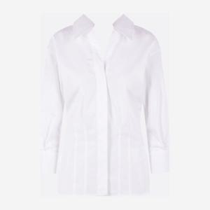 지방시 화이트 코튼 포플린 슬림 셔츠 BW61JH 1634100