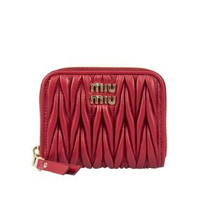 [로로모다] 미우미우 마테라쎄 나파 가죽 여성 동전지갑 / 5MM268-AFPP-F0011