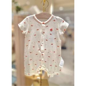 (밍크뮤10) 26년 봄여름신상HK (WH)쁘띠니모인견반팔우주복 (36370041150)