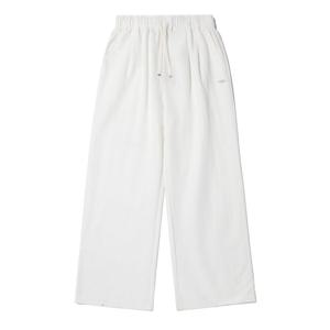 [인터크루]우먼스 투턱 썸머 와이드 팬츠 화이트 ITA2PL51AWH