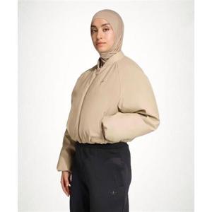 아디다스 ADIDAS 인조 가죽 봄버 합성 다운 재킷 - 베이지 JX3015 1534717