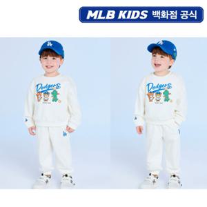 [MLB키즈PG] [베이비 토들러] 메가베어 프렌즈 아트웍 맨투맨 세트 (7AS2C0161-07IVS)